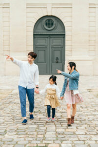 ヴァンセンヌの森 ファミリーフォト パリ