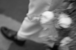 ウェディングブーケと靴