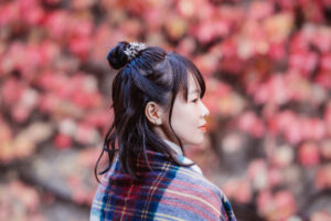 パリ街並み モンマルトル 秋の雰囲気を感じる写真