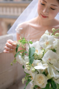 パリでのフォトウェディング ソロ写真