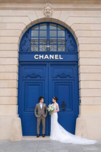 パリでのフォトウェディング
