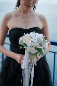 海外ウェディングフォトで使用されたブーケ